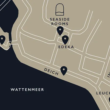 アパート Seaside - Design-apartment Mit Balkon & Parkplatz - Inklusive Strandkorb Direkt Am Wasser